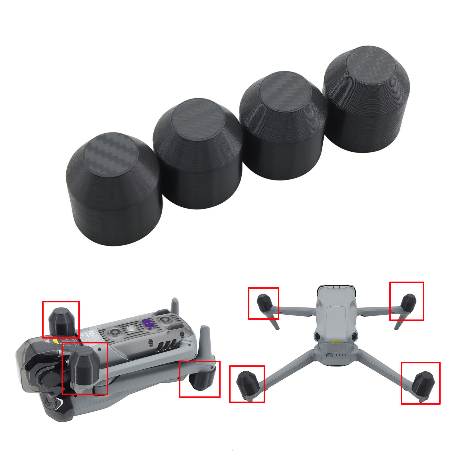 DJI Air 3 Drone Motor Dustproof Hard Shell Protective Cover-image