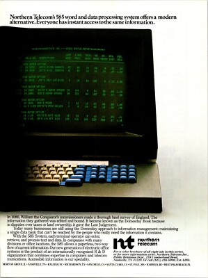 Northern Telecom 585 offers modern alternative Original Vintage Print Ad