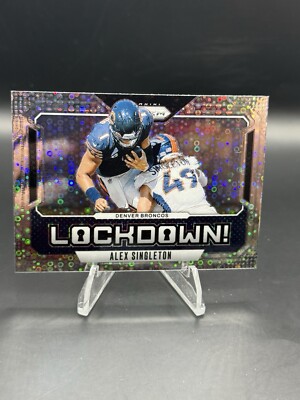 2024 Panini Prizm #5 ALEX SINGLETON LOCKDOWN NO HUDDLE DISCO