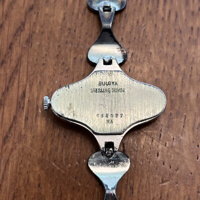 Vintage Christian Dior Bulova W. Germany 70s Sterling Watch Vintage Christian Dior Bulova W. Germany 70s Sterling Watch