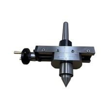 Lathe Taper Turning Attachment Cross Slide MT2 Shank With Revolving Live Center
