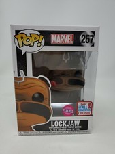 Funko Pop! Lockjaw #257 Flocked 2017 Fall Con Exclusive Marvel Inhumans 
