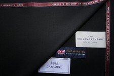 Holland Sherry ALASHAN CASHMERE in a 2/140s count WORSTED SUITING FABRIC 5.9m