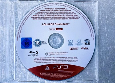 Lollipop Chainsaw PS3 PROMO Selten PlayStation 3 Promo Warner Bros VOLLSTÄNDIGES SPIEL