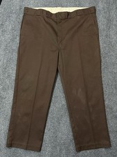 Vintage 90s Y2K Dickies Plain Front Twill Pan...