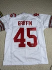 Archie Griffin signed Ohio State Custom White Football jersey with H.T.1974/1975