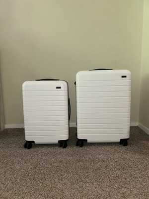 Away hard shell luggage set in White (rare color)
