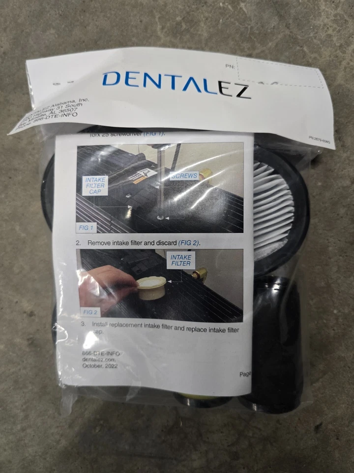 KIT DE MANTENIMIENTO DE FILTRO ORIGINAL OEM, SELLADO DE DENTAL EZ 8801-087 PRECIO DE VENTA SUGERIDO POR EL FABRICANTE $440 Foto 3 de 4
