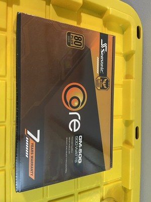 Seasonic Core GM-500 500W ATX Semi-Modular 80 PLUS Gold Power Supply
