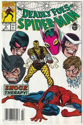   THE DEADLY FOES OF SPIDER-MAN #3, Marvel Comics 1991 US-COMICHEFT TOP Z1