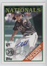 2023 Update 1988 Topps Baseball Thad Ward Thaddeus #88BAU-THW Auto 1f7b