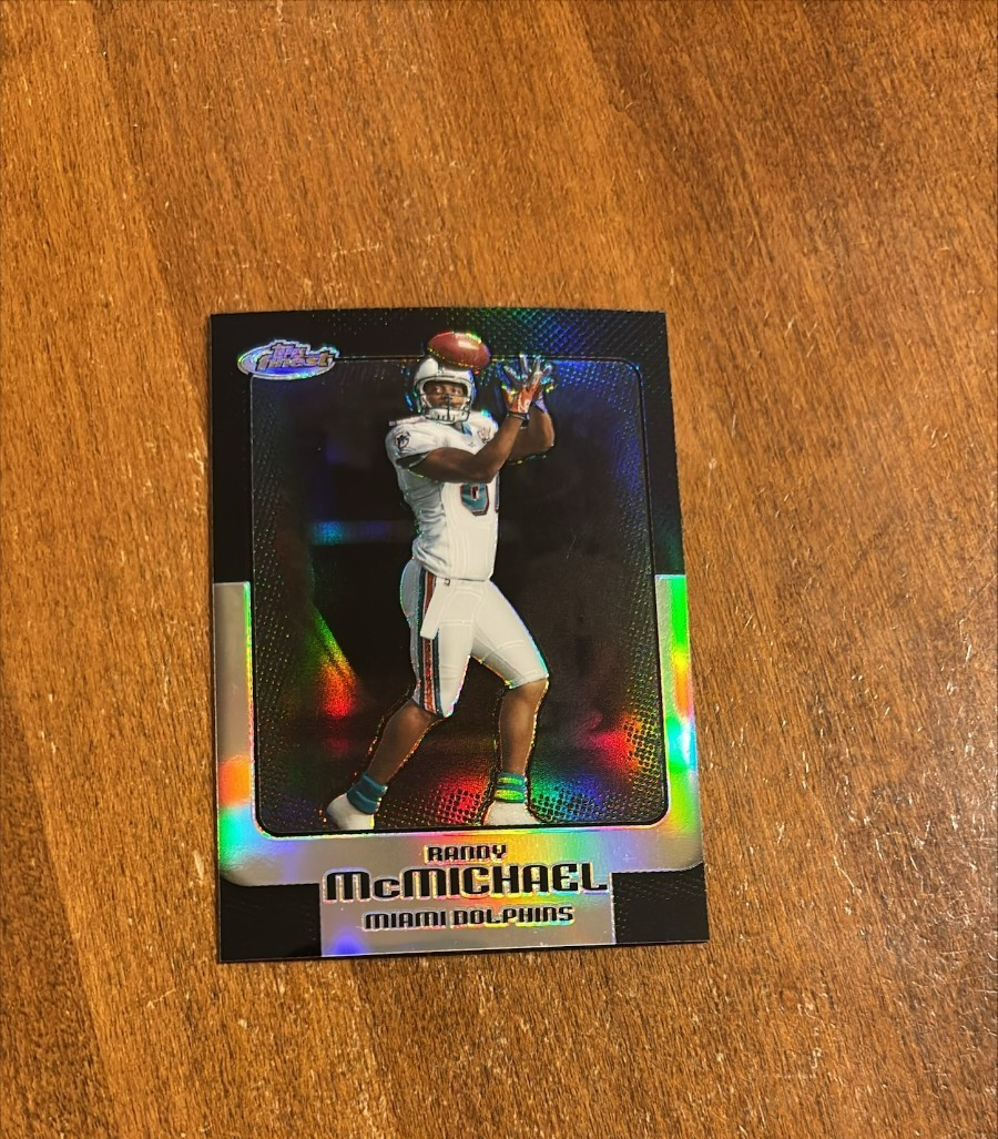 Randy McMichael 2006 Topps Finest Black Refractor #47 Georgia Dolphins /99