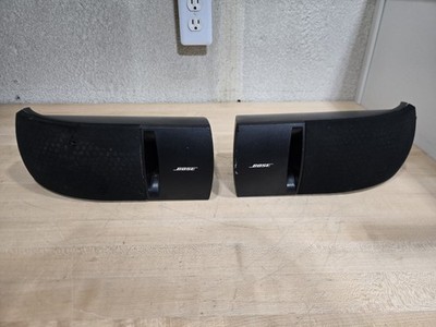 Pair Bose 161 Full Range Speakers Mountable / Bookshelf Black