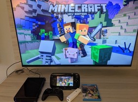 Nintendo Wii U Minecraft Bundle Tested Complete With Games And Accessories Works
