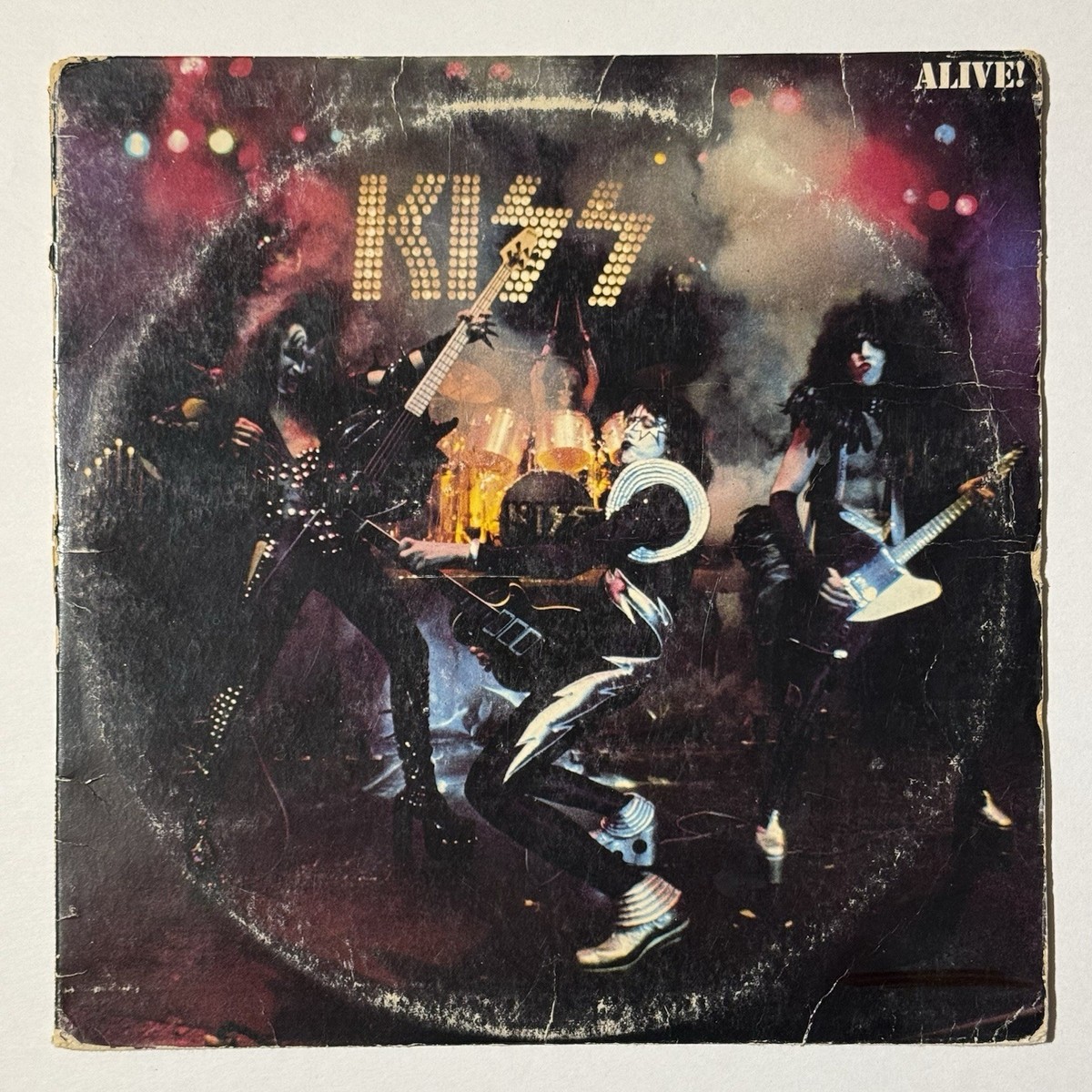 Kiss Alive 2x LP (1975) Vinyl Record Album Live Set NBLP 7020