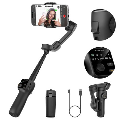 Estabilizador Gimbal De 3 Ejes Con Seguimiento Inteligente Y Pantalla Pro