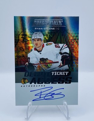 2025-26 Credentials Ryan Greene Debut Ticket Access Autographs #23/199
