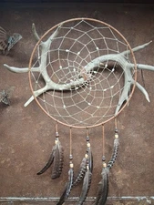 X-Large Vintage Native American Dream Catcher Handmade Art Indian Tribal Art WJ2