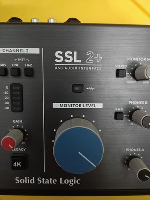 Solid State Logic SSL2+ USB-C Audio Interface SSL 2 Plus