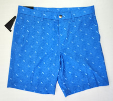 Callaway Opti-Dri stretch waistband mens golf shorts blue NWT Sz 34W