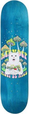 RIPNDIP Trippy Treatz 8.00'' Skateboard Deck - blau/weiß - & gratis Grip Tape NEU