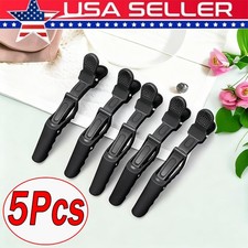 5PCS Plastic Alligator Hair Clips Non-Slip Hairpins Salon Styling Tool - NEW