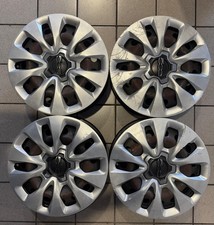 4 Steel Rims FIAT 500L TIPO DOBLO 16" Used + Wheel Covers