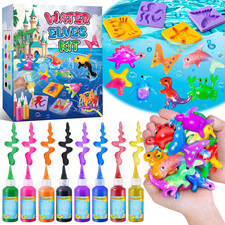 Magic Water Elf Toy Kit per Bambini, 8 Bottiglie Di Gel Colorato, Gel Acquatico 
