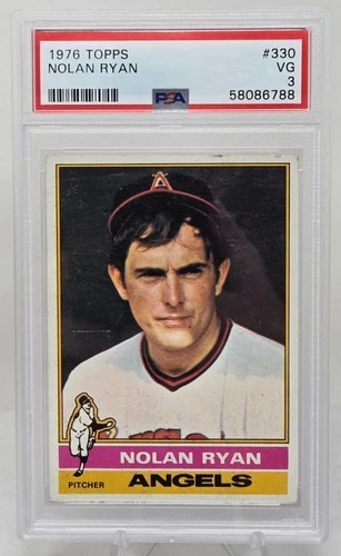 1976 Topps NOLAN RYAN CARD PSA 3 VG