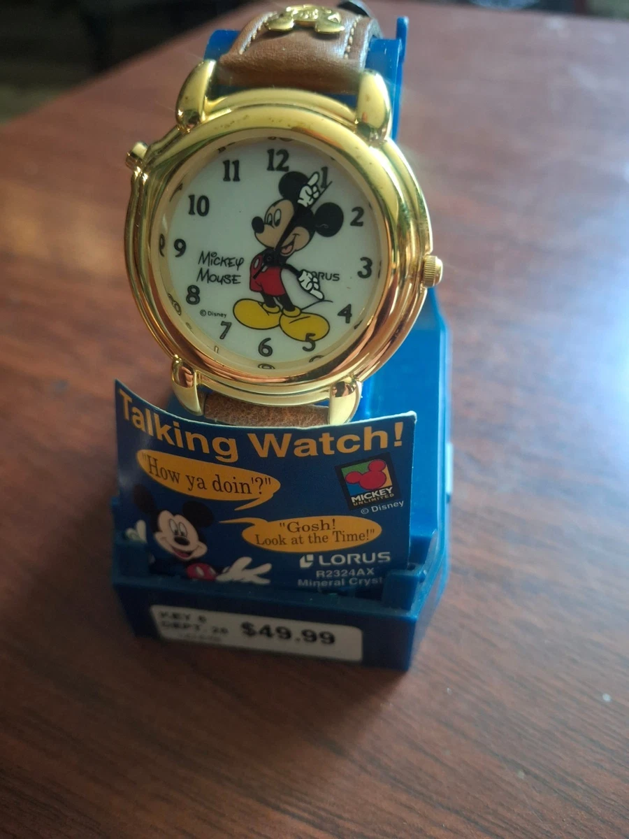mickey mouse talking watch products for sale | eBay