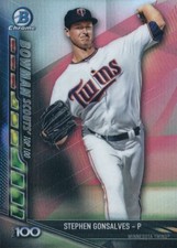 2017 Bowman Chrome Scouts Top 100 Update #BSUSG Stephen Gonsalves - BB