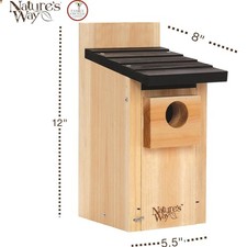 Bird Products Cedar Bluebird Box House
