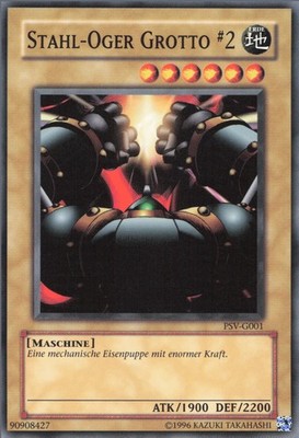 YuGiOh Stahl-Oger Grotte #2 (V.1) PSV-DE001 Common Excellent unl.