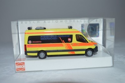Busch 52626 - MB Sprinter ''Johanniter Intensivverlegung Nds.'' neu in OVP, 1:87