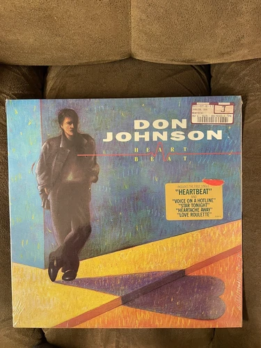 Don Johnson “Heart Beat” Vinyl Record Album LP New Still Sealed