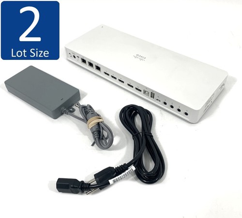 Lot of 2 Cisco Webex Plus TTC7-25 CS-CODEC-PLUS with AC