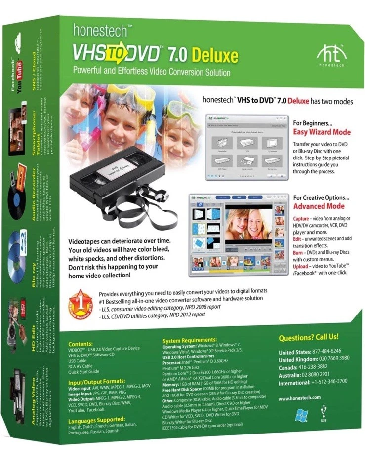 Converter VHS to DVD 7.0 Deluxe Video Conversion USB Windows - Image 3 of 4