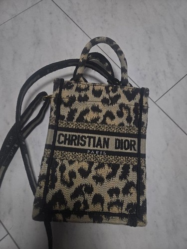 Christian Dior Leopard Print Book Tote