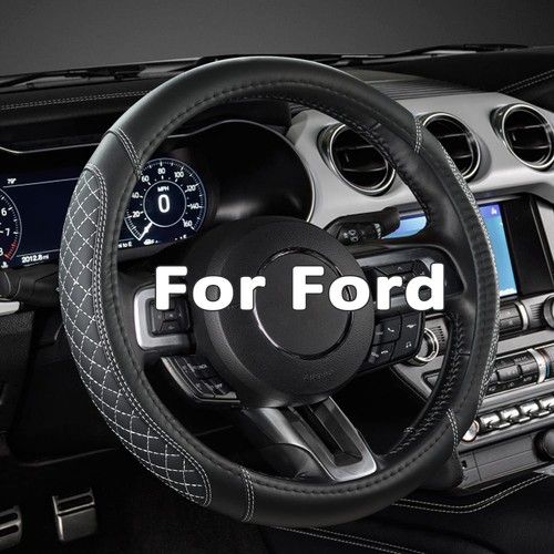 Car Steering Wheel Cover for Ford Escape,Explorer,Fusion,Focus,Bronco,Transit...