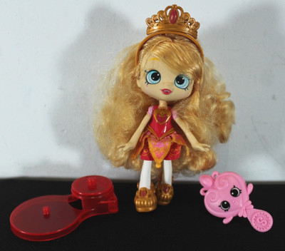 Shopkins Shoppies Join The Party Tiara Sparkles Doll 90% Complete