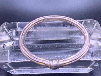 Sterling Silver bangle bracelet HAN Italy 925 chunky bracelet