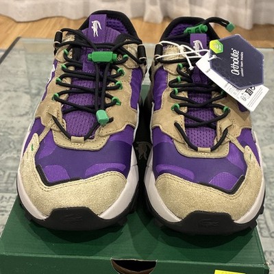 Lacoste L-Guard Breaker 223 2 SMA 746SMA0102PN4 Purple Beige Green US 7