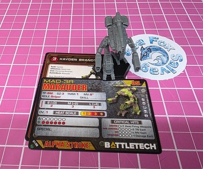 BattleTech Marauder Mech  -- Inner Sphere Command Lance + Cards