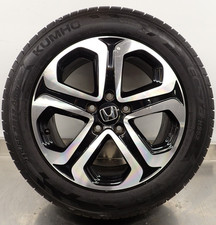 HONDA HR-V MK2 17" BLACK ALLOY WHEEL KUMHO TYRE 215/55ZR17 T7A17070B (1)