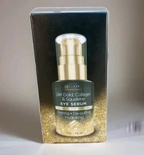 NIB Clear Beauty 24K Gold Collagen Squalene Eye Serum Anti-Aging Skincare 