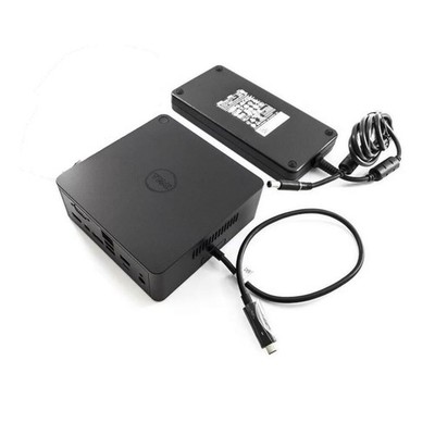ECORENEWAL Dell Precision Dual USB-C Thunderbolt Dock TB18DC w 240W AC Adapter