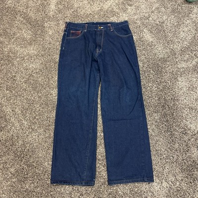 Evisu Men's Vintage Baggy Denim Jeans Japanese Style 38x32