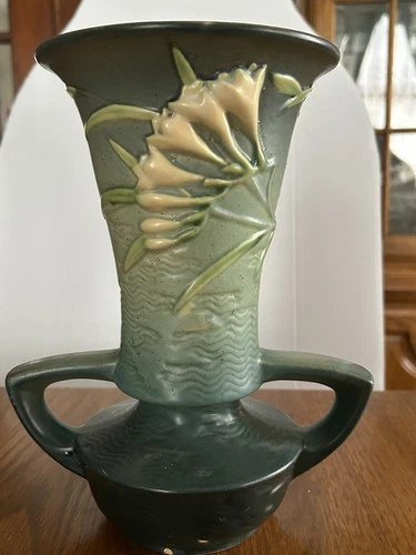 vintage Roseville Pottery vase
