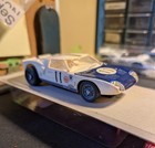 Monogram Ford GT 40 Set Car (White/Blue) 1/32 scale slot car — photo 3