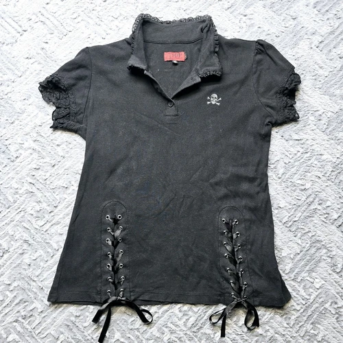 Tripp NYC Skull and Lace Women’s XL Polo Ties - Picture 1 of 10
